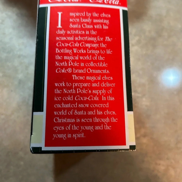Vintage Coca-Cola Christmas ornament - bottling works collection NIB - Picture 4 of 7